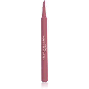 GOSH COPENHAGEN Here To Stain Lip Pen repara buzele pentru un efect de lunga durata - imagine 2